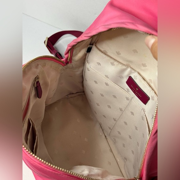 Kate Spade New York Nylon Leather-Trimmed Backpack - Picture 12 of 12